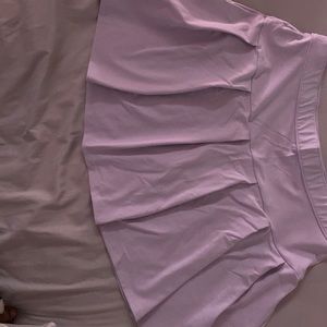 Purple tennis skirt